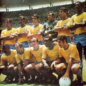 Camisola retro Brazil WC 1970 Retro Shirt 